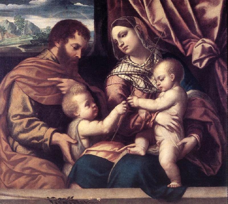MORETTO da Brescia Holy Family su Germany oil painting art